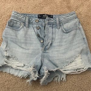 hollister ultra high rise mom shorts 3"